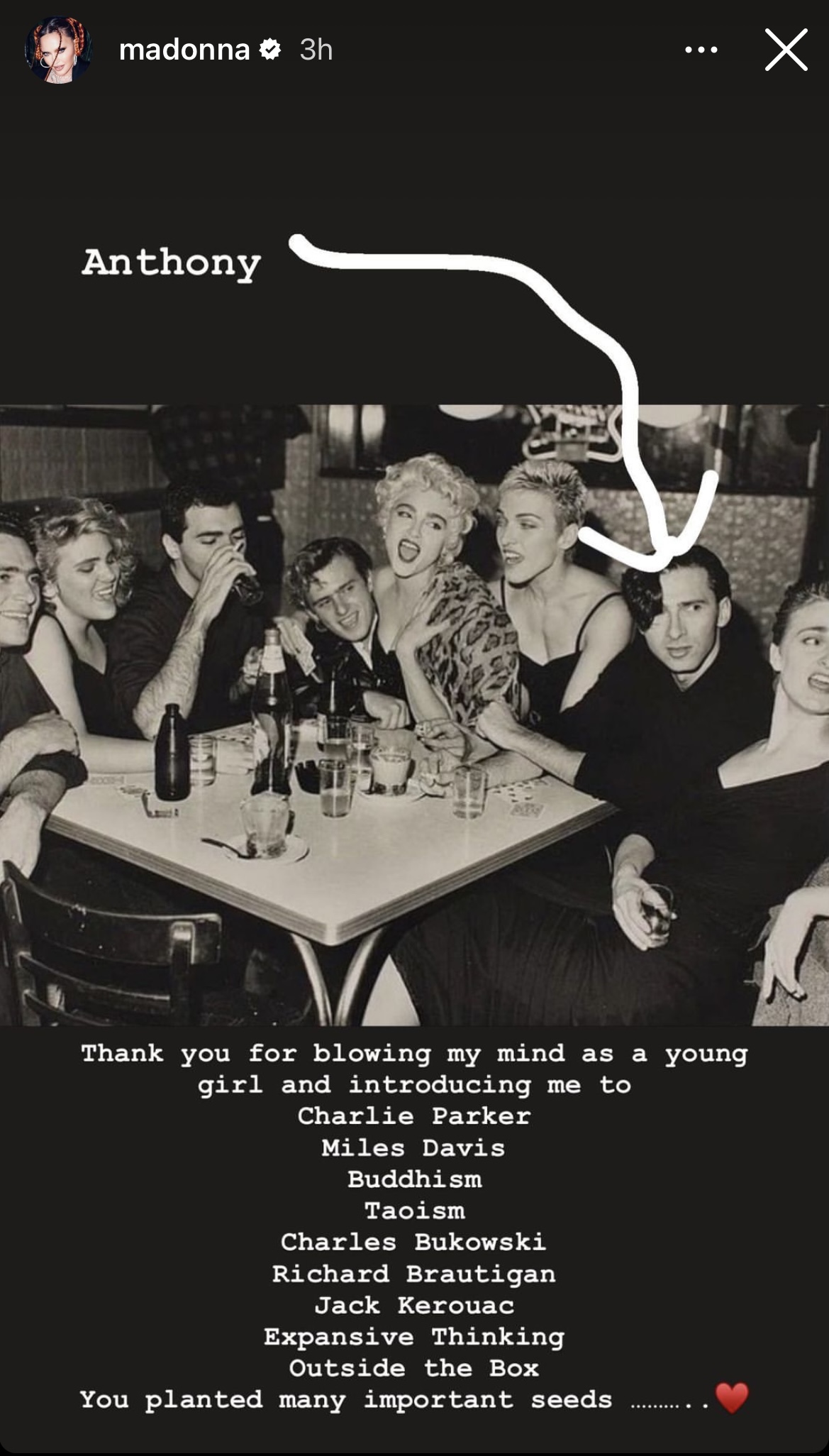 Madonna mourns brother Anthony Ciccone