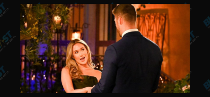 Rachel Recchia and Clayton Echard at the Bachelor Mansion