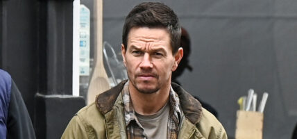 Mark Wahlberg spotted filming Netflix movie Our Man From Jersey in London.