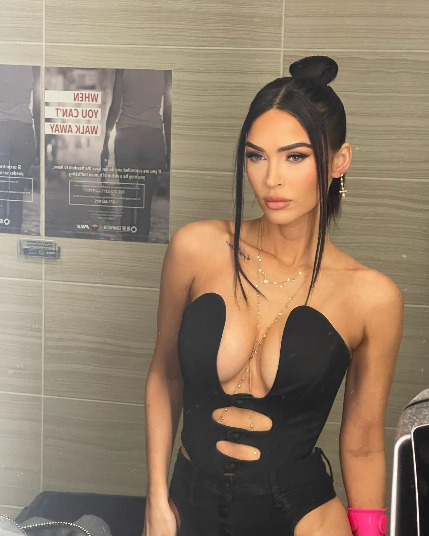 Megan Fox snaps a selfie with a male friend