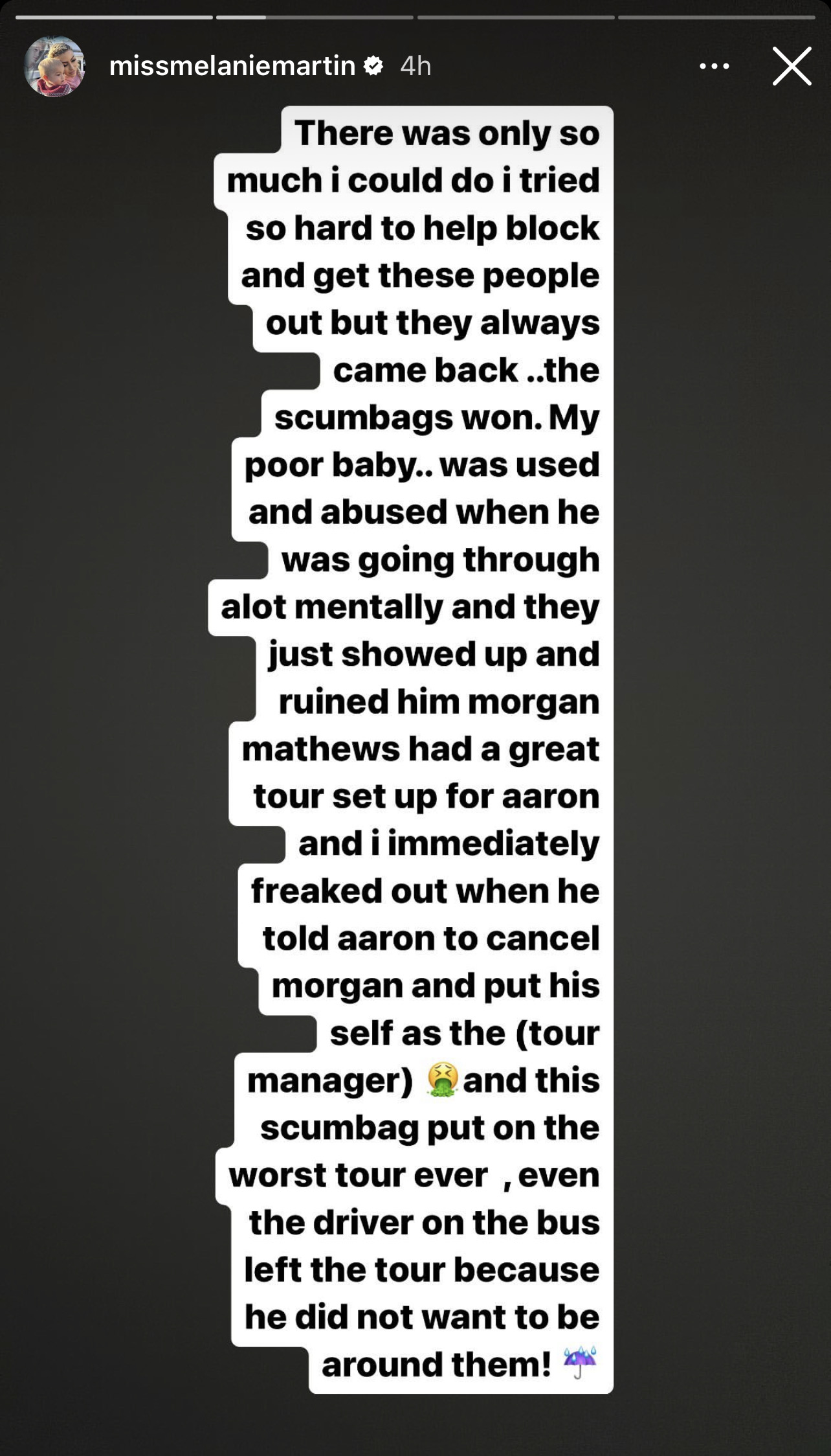 Melanie Martin Laments How Late Aaron Carter Was Used And Abused