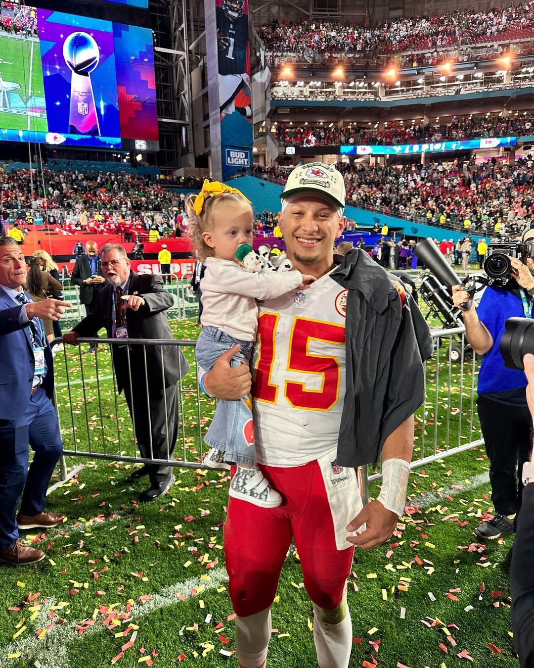 See Patrick Mahomes' Wife Brittany's Reaction To Kansas City Chiefs Super Bowl Win