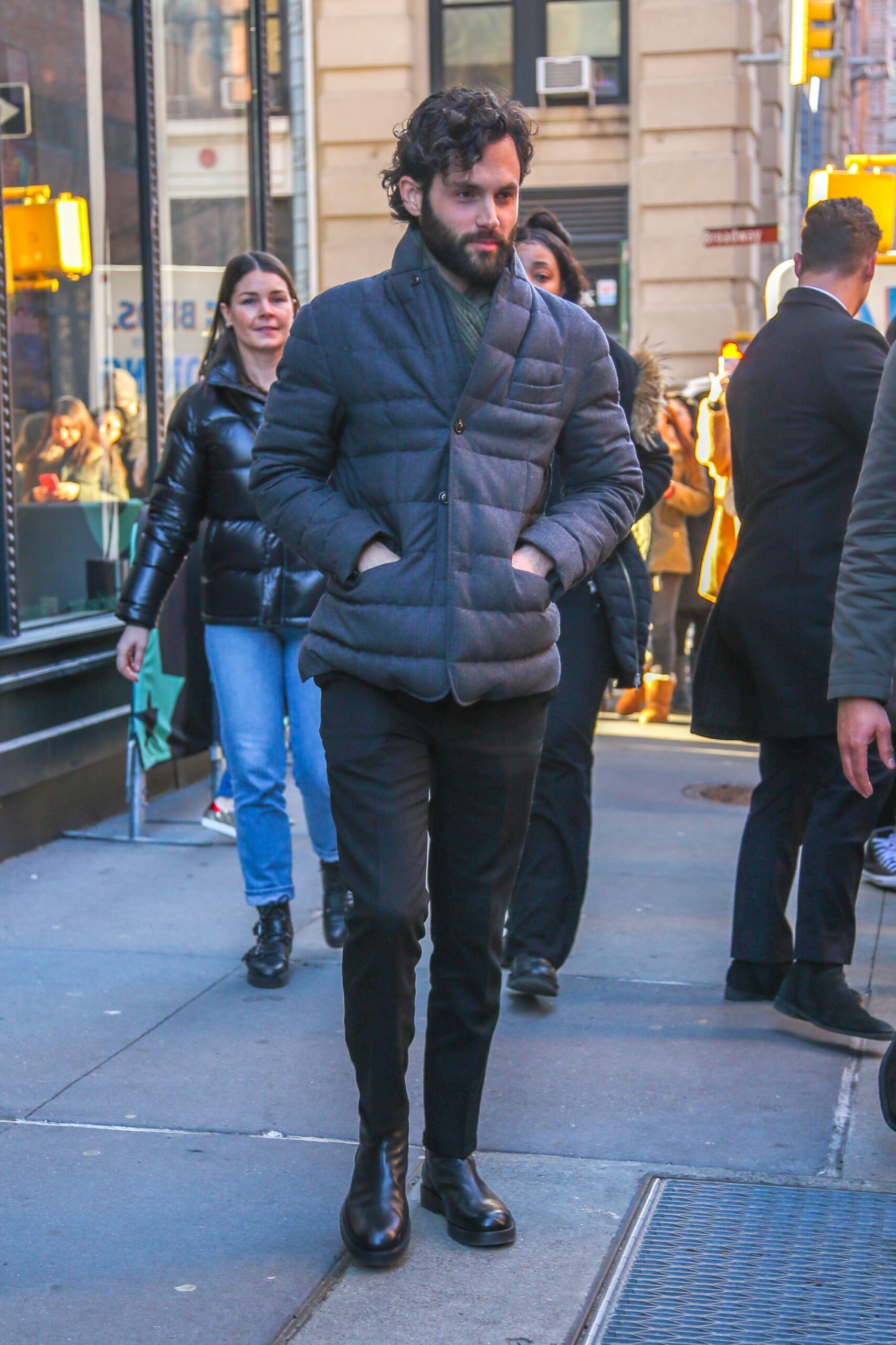 Penn Badgley at Build Series