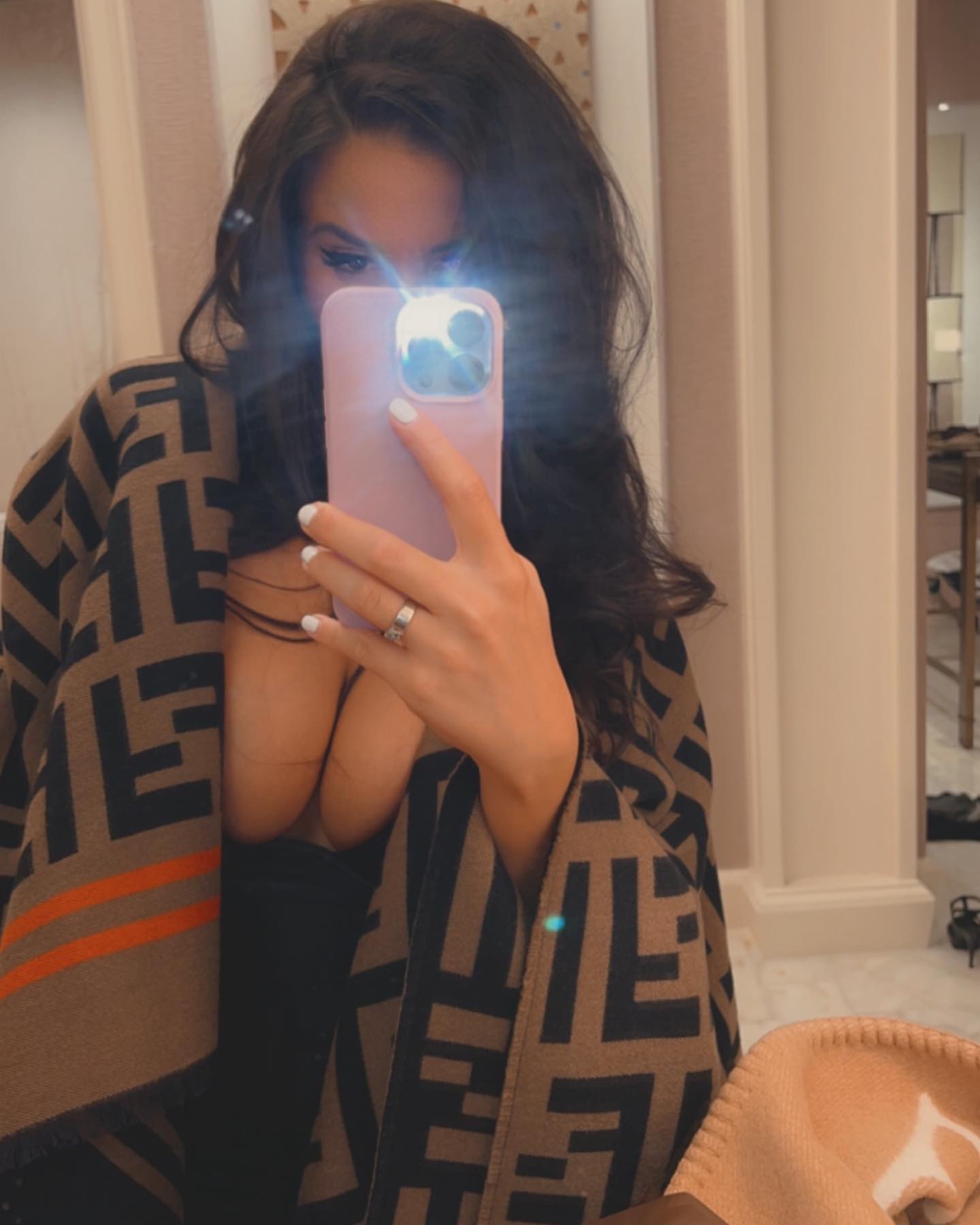 Rachel Bush at the pro bowl in Las Vegas
