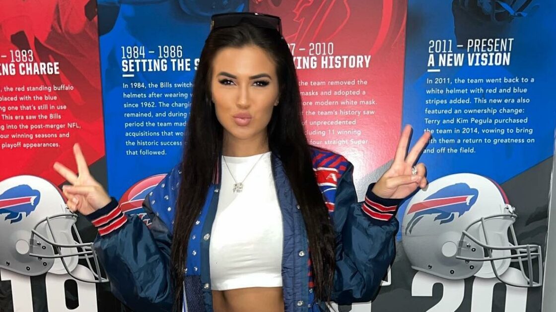 Rachel Bush at the pro bowl in Las Vegas
