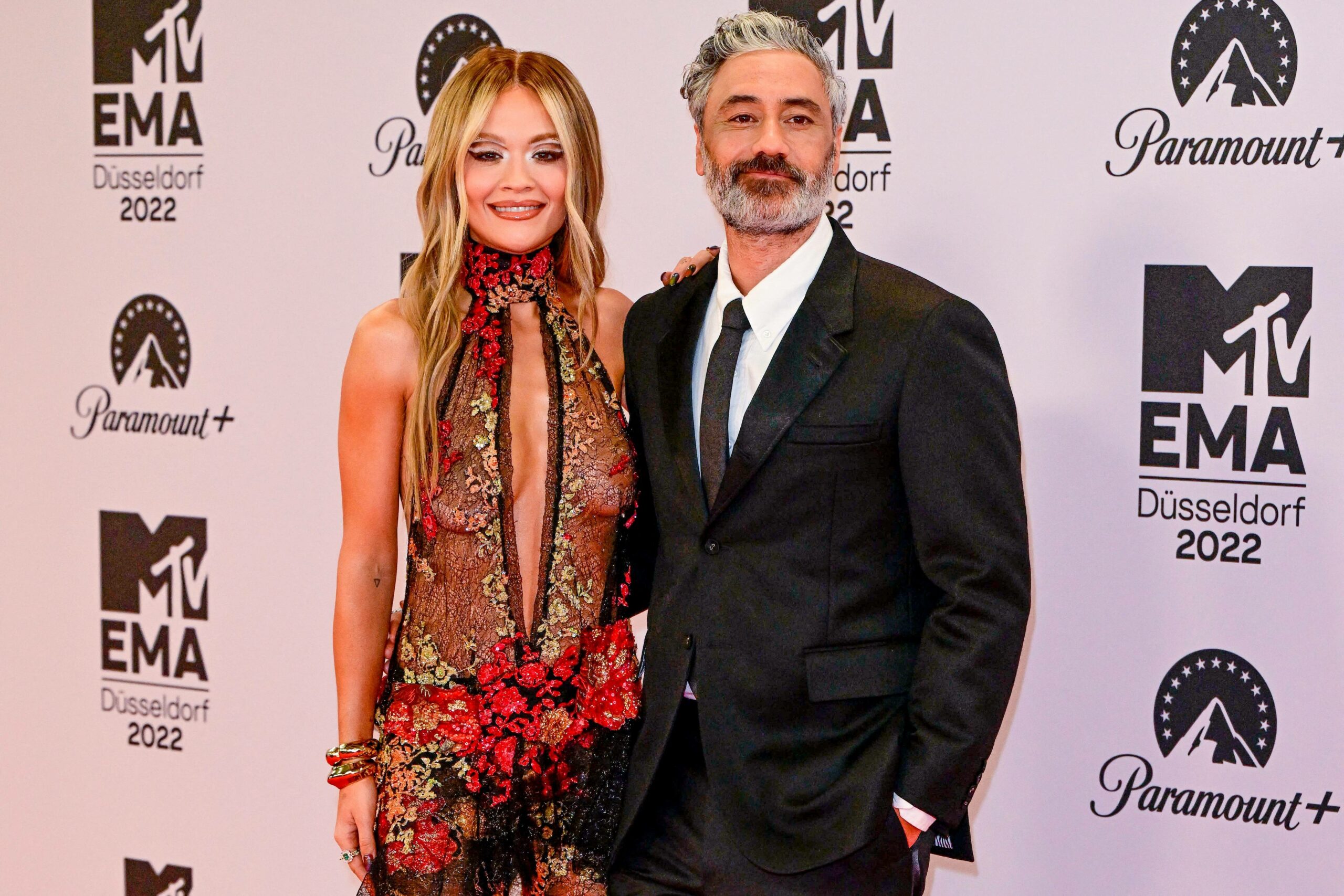 Rita Ora and Taika Waititi at the 29th MTV Europe Music Awards