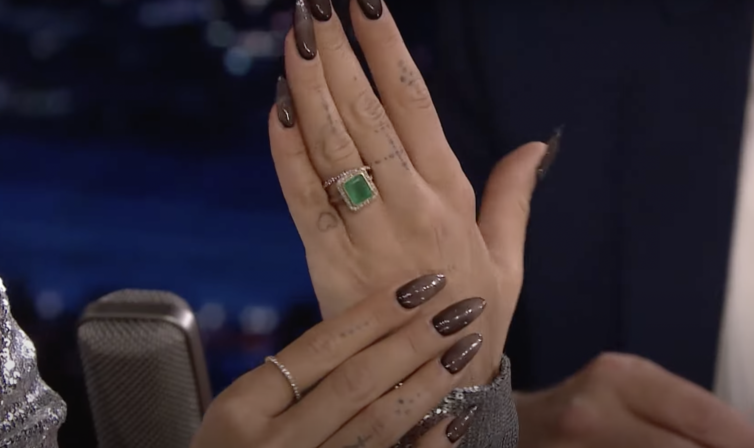 Rita Ora's wedding ring from Taika Waititi