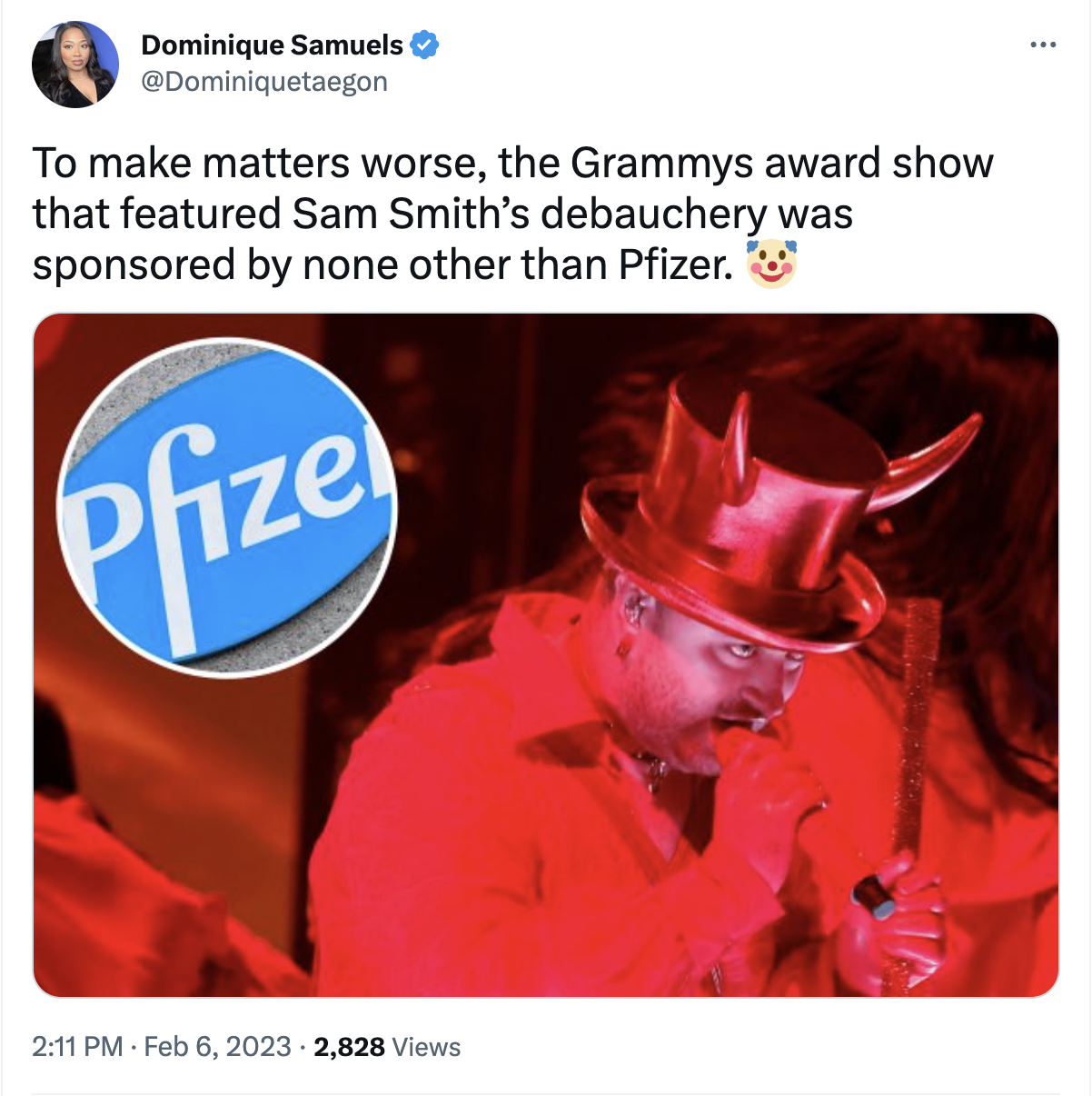 Sam Smith Attacked On Social Media For 'Satanic' Grammy Performance