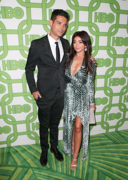 Sarah Hyland and Wells Adams visit Disney