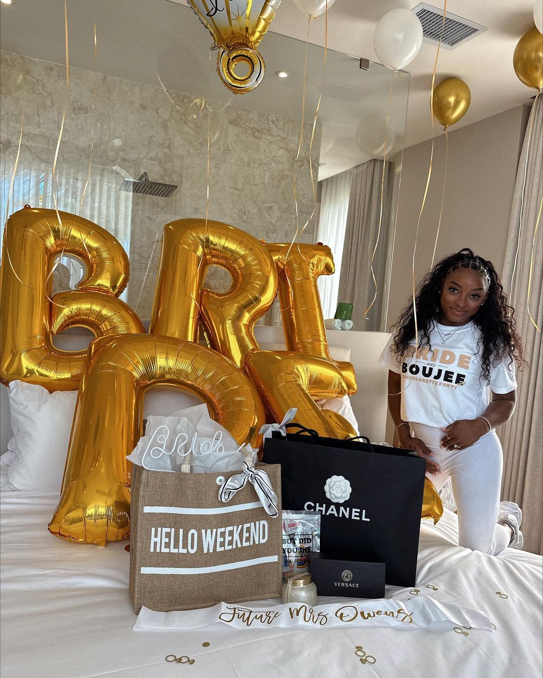 Inside Simone Biles' Lavish 'Bride & Boujee' Bachelorette Party