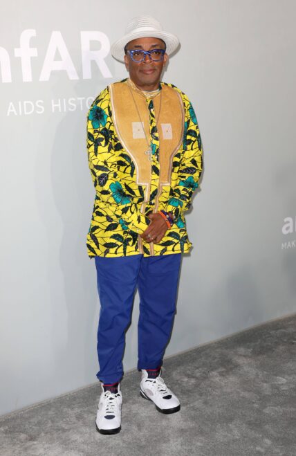 Spike Lee at the amfAR Cannes Gala 2021