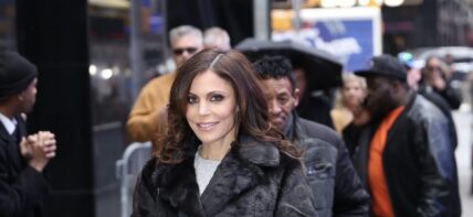 Bethenny Frankel is seen leaving Good Morning America