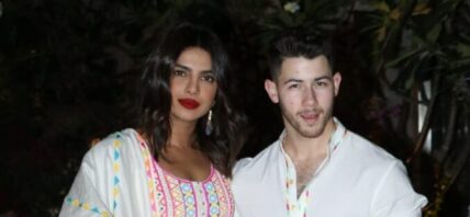 Priyanka Chopra with Nick Jonas mom and brother in Mumbai