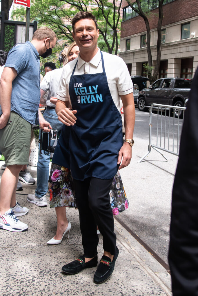 Kelly and Ryan Grilling Segment in NYC