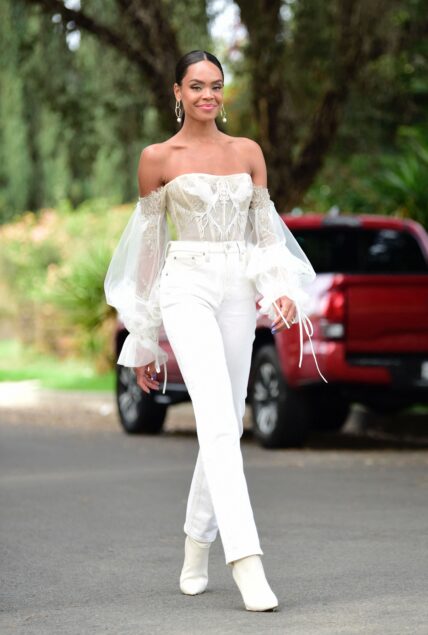 Michelle Young spotted on a street photoshoot in LA