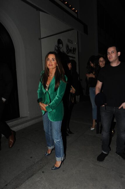 Kyle Richards at Craig apos s for dinner with Alexia Umansky