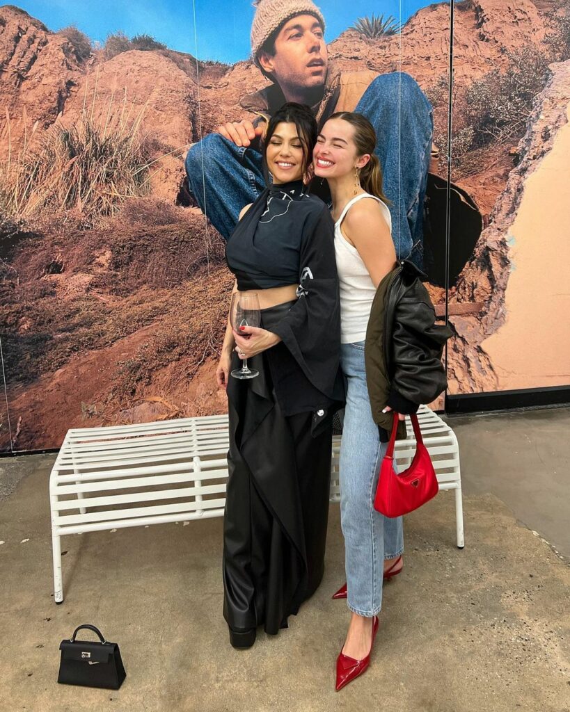 Addison Rae and Kourtney Kardashian
