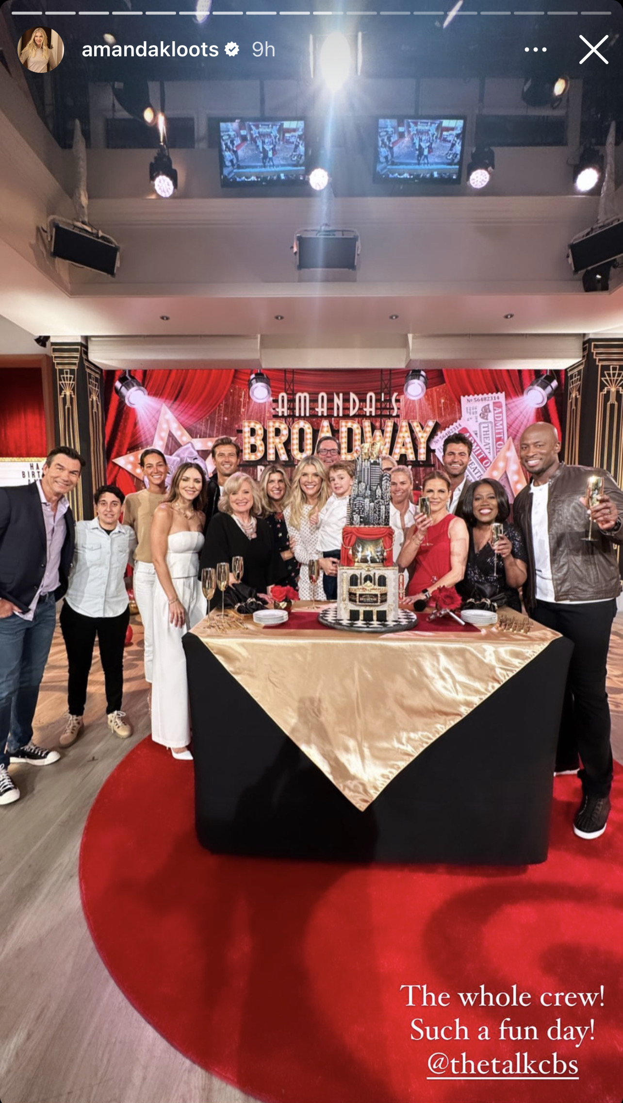Amanda Kloots Treated To Broadway-Themed Birthday Party By 'The Talk' Colleagues