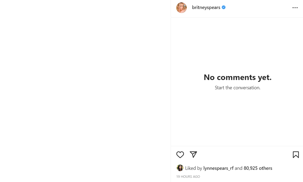 Britney Spears White Square