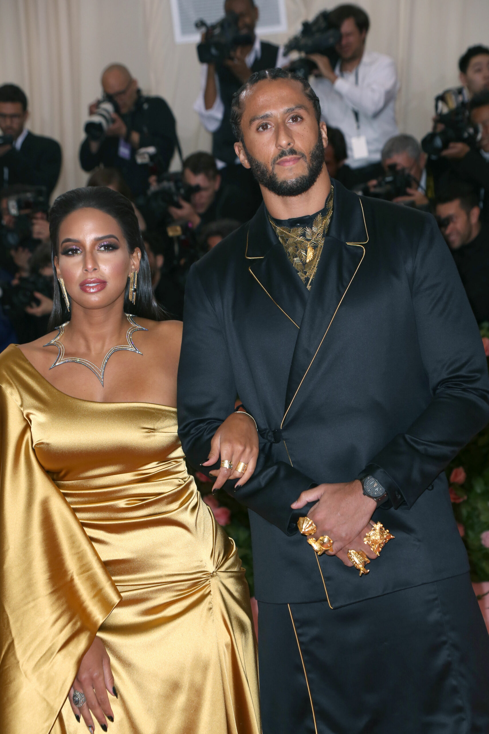 Colin Kaepernick and Nessa Diab at The Met Museum Costume Institute Benefit 2019-NYC
