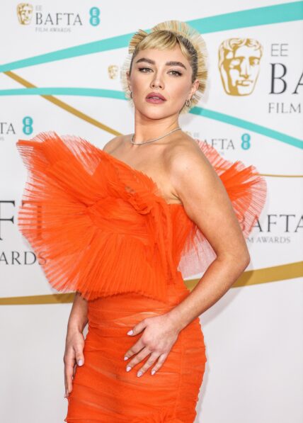 Florence Pugh at the BAFTA Film Awards 2023