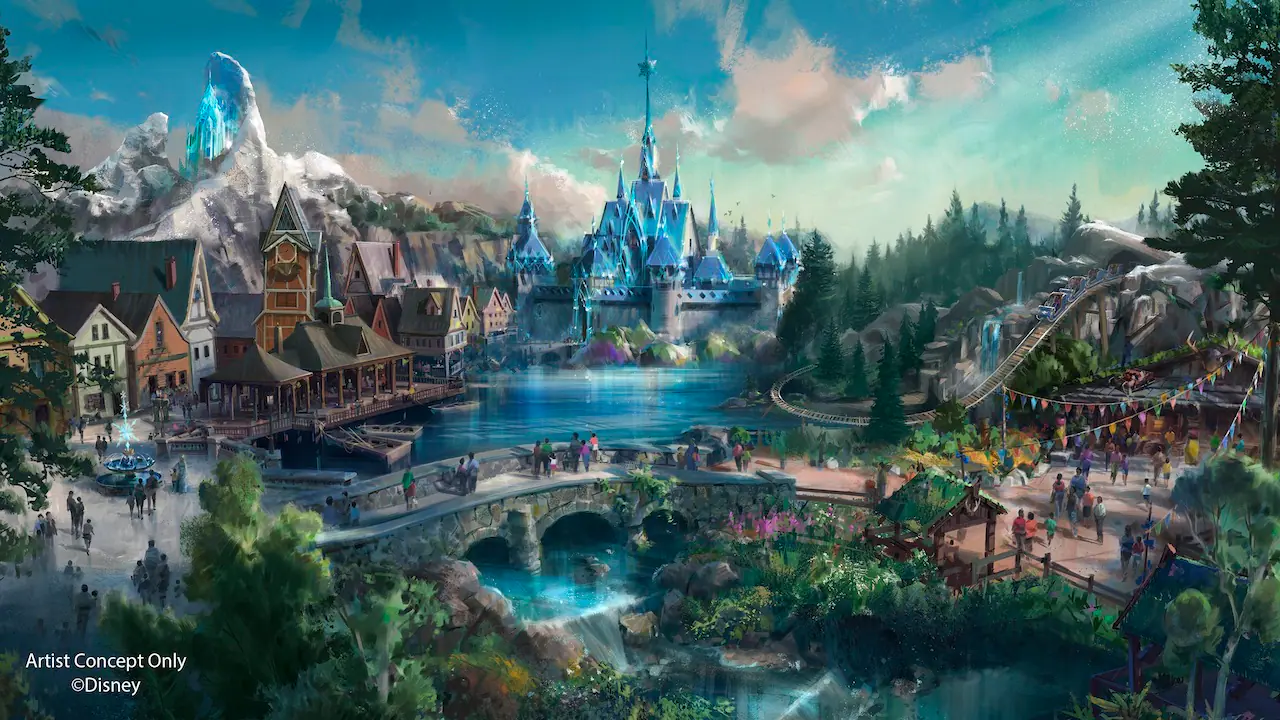 Frozen Land at Hong Kong Disney