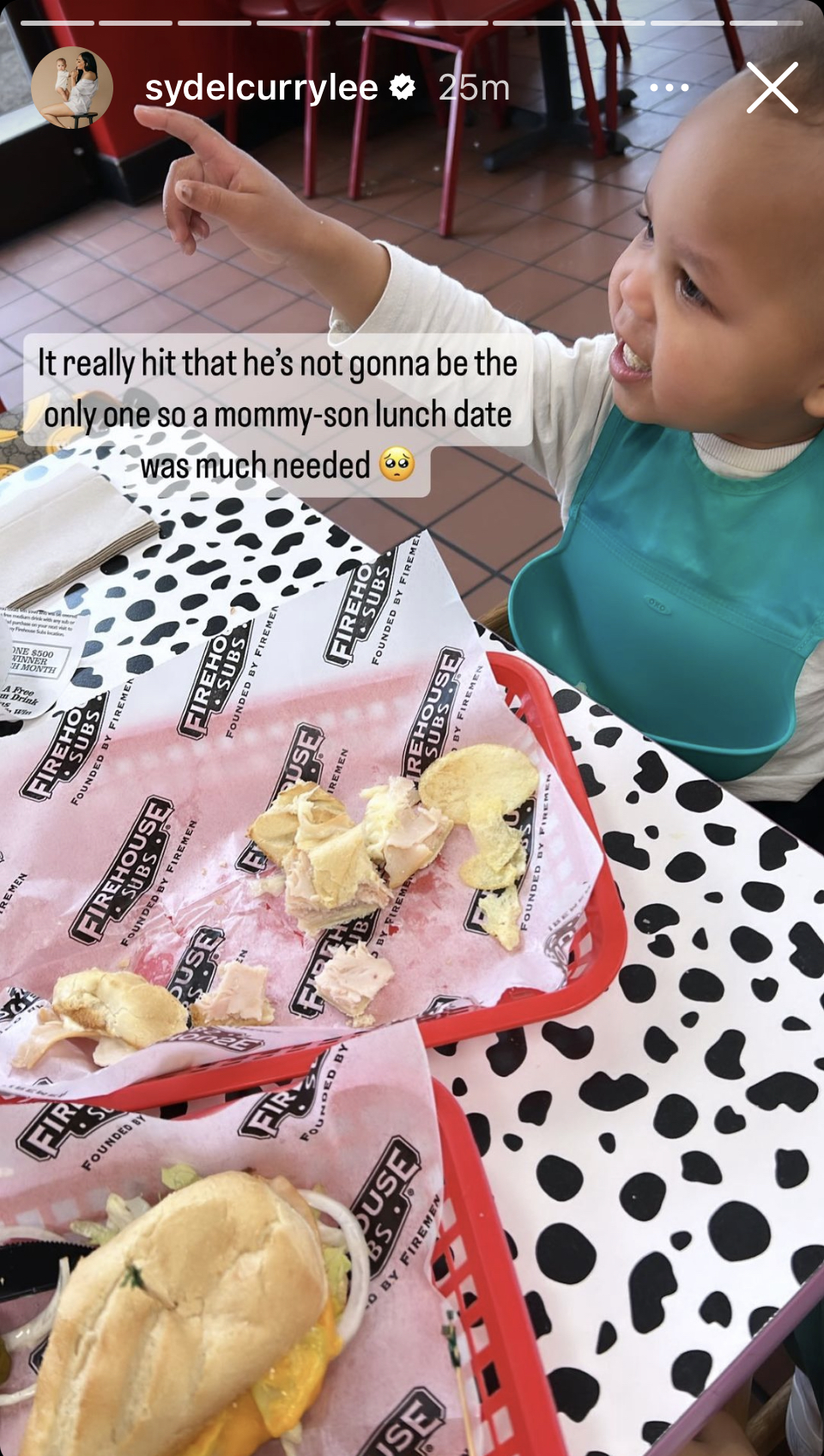 Sydel Curry-Lee Instagram Story