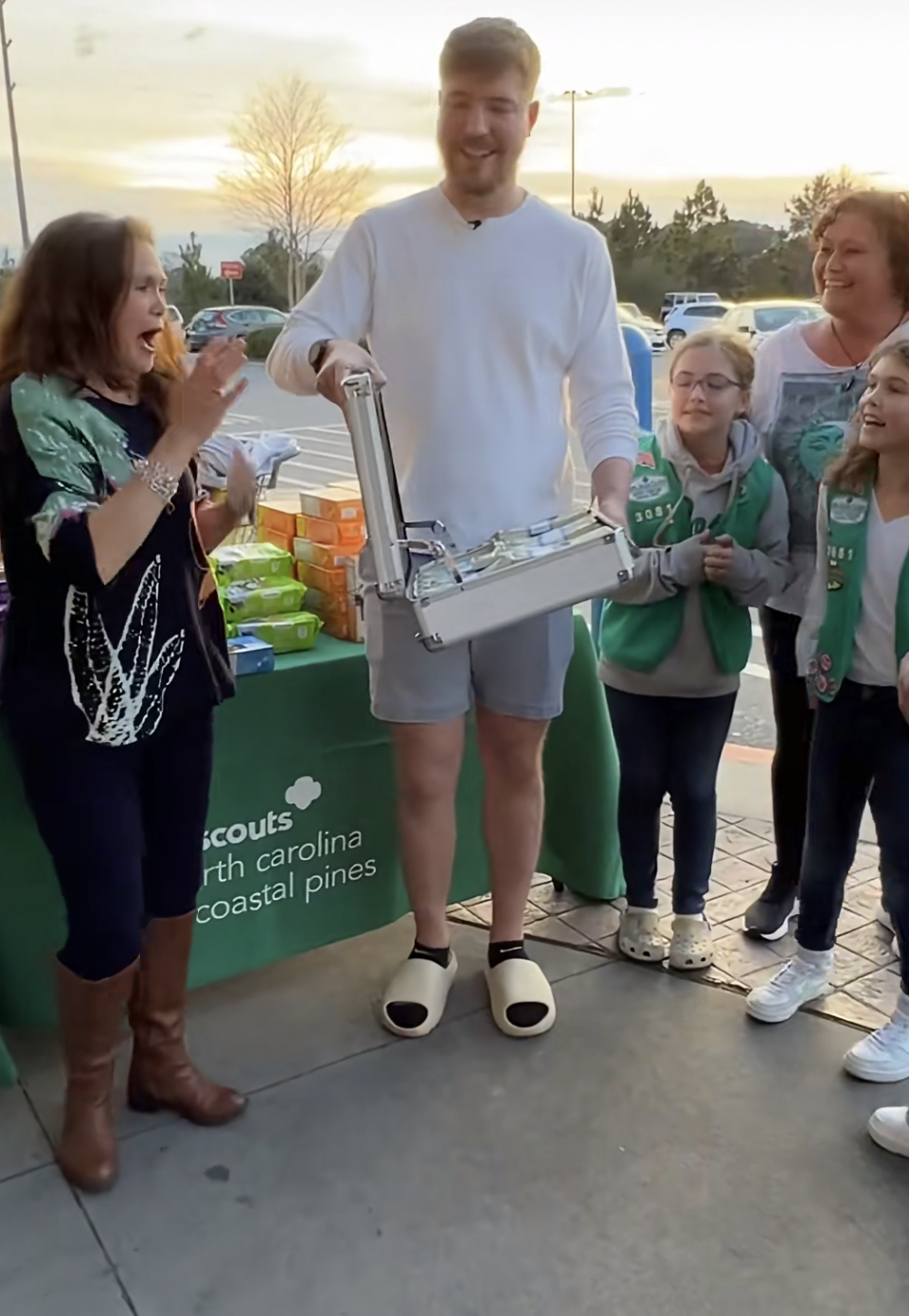 MrBeast buys Girl Scout cookies