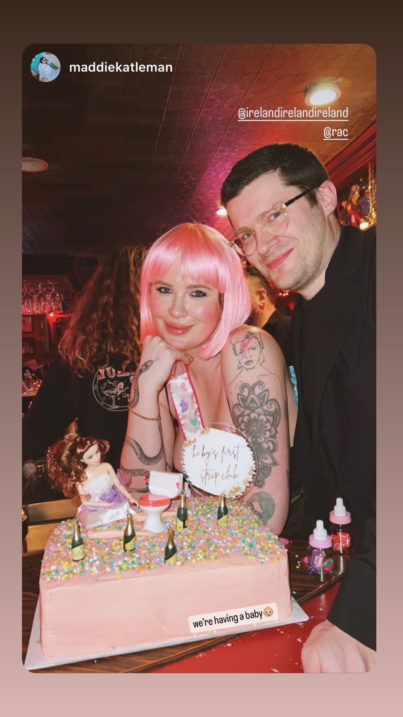 Ireland Baldwin Hosts Stripper Themed Baby Shower