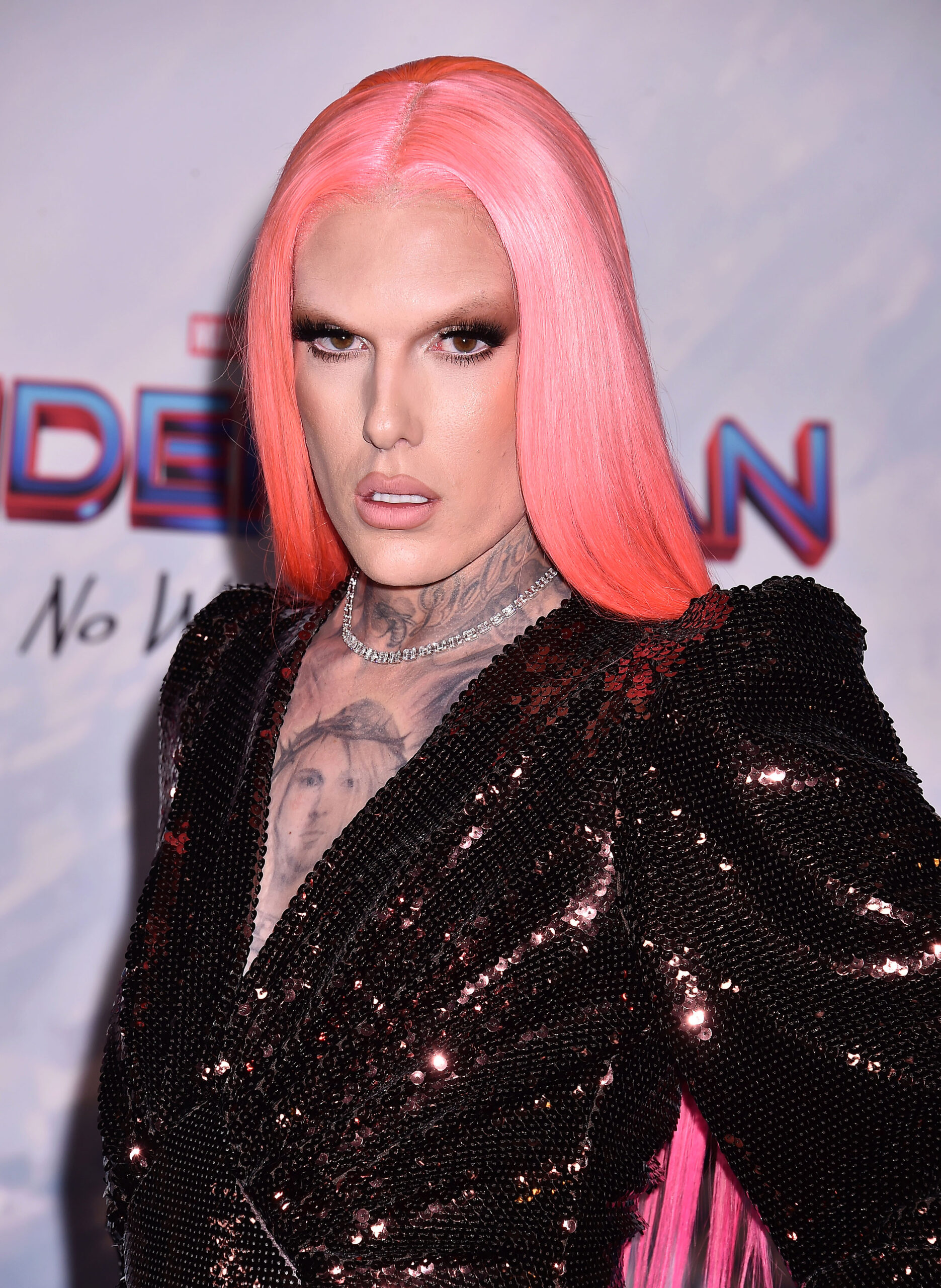 Jeffree at the "Spider-Man: No Way Home" LA film premiere