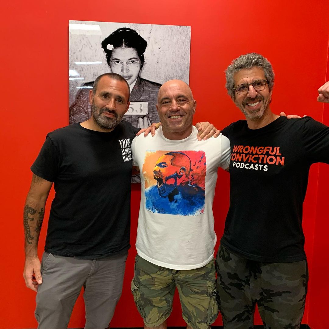 Joe Rogan wears Brittney Palmer t shirt