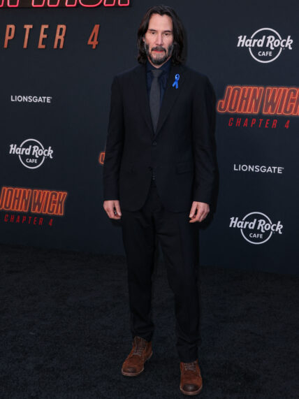 Keanu Reeves at the Los Angeles Premiere Of Lionsgate's 'John Wick: Chapter 4'