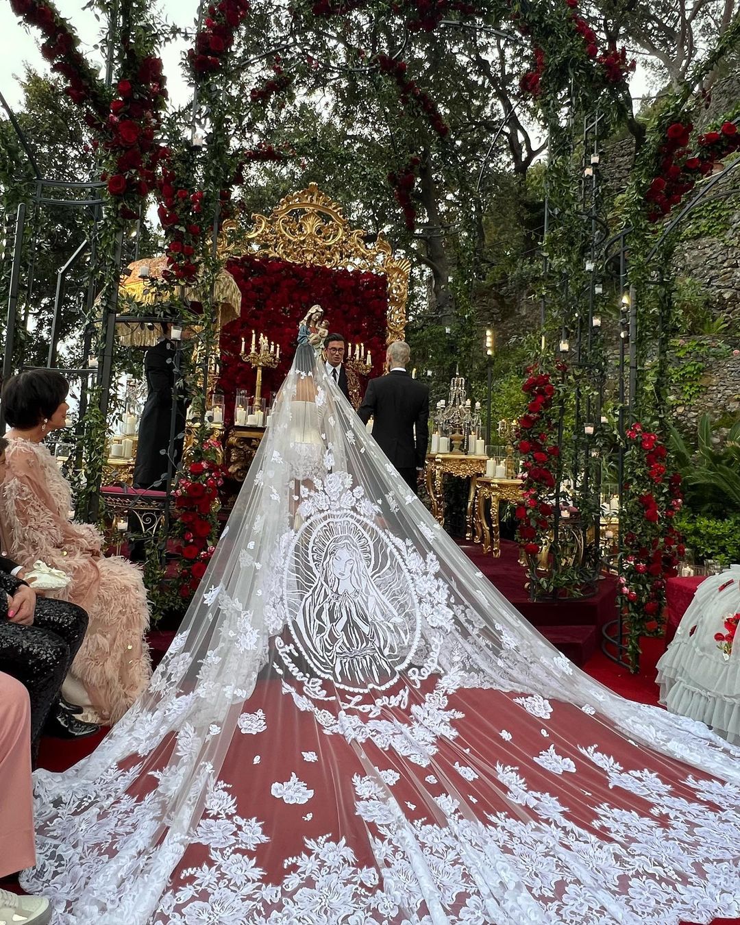 Kourtney Kardashian remembers wedding dress design process