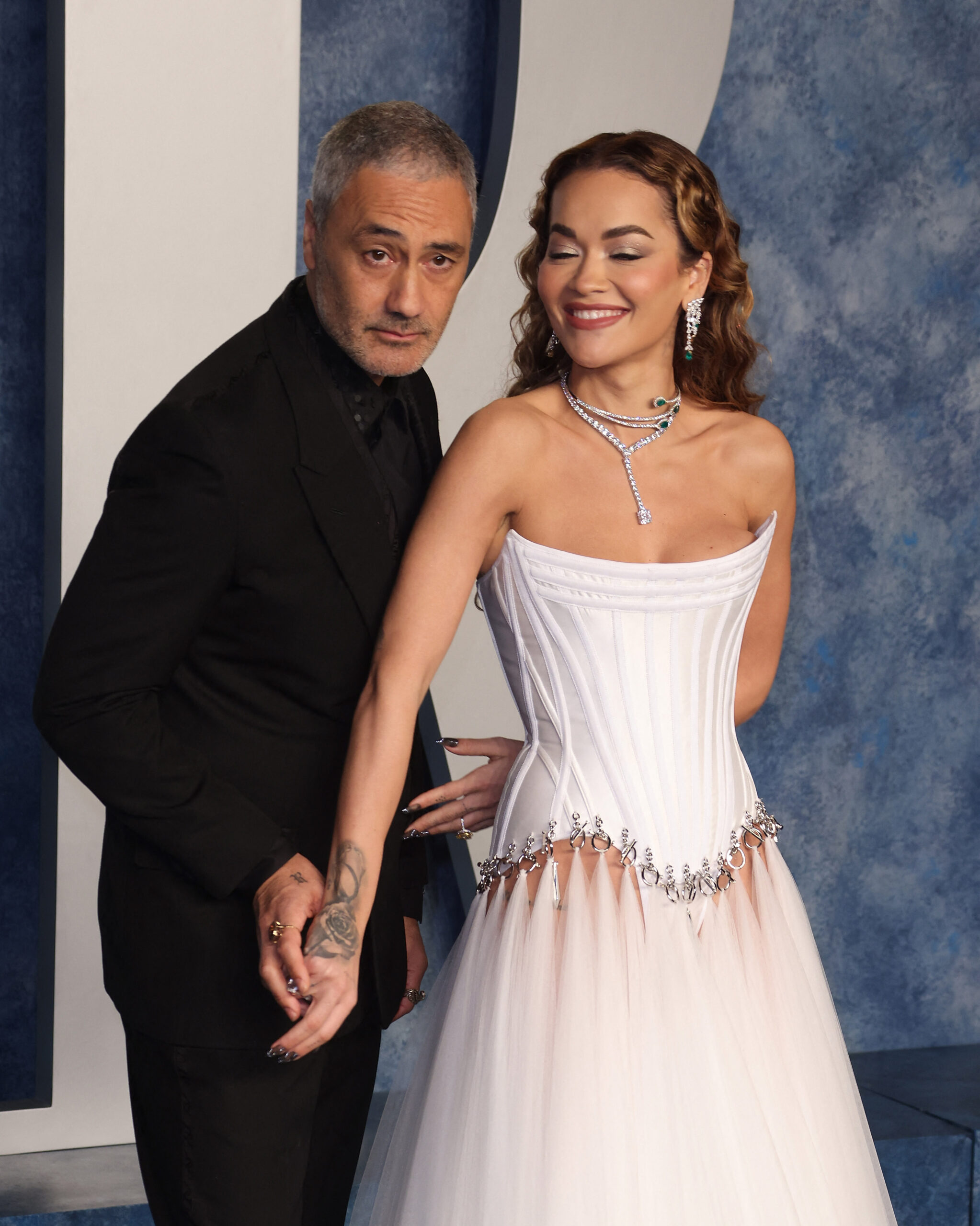 Rita Ora and Taika Waititi gove off bride and groom vibes