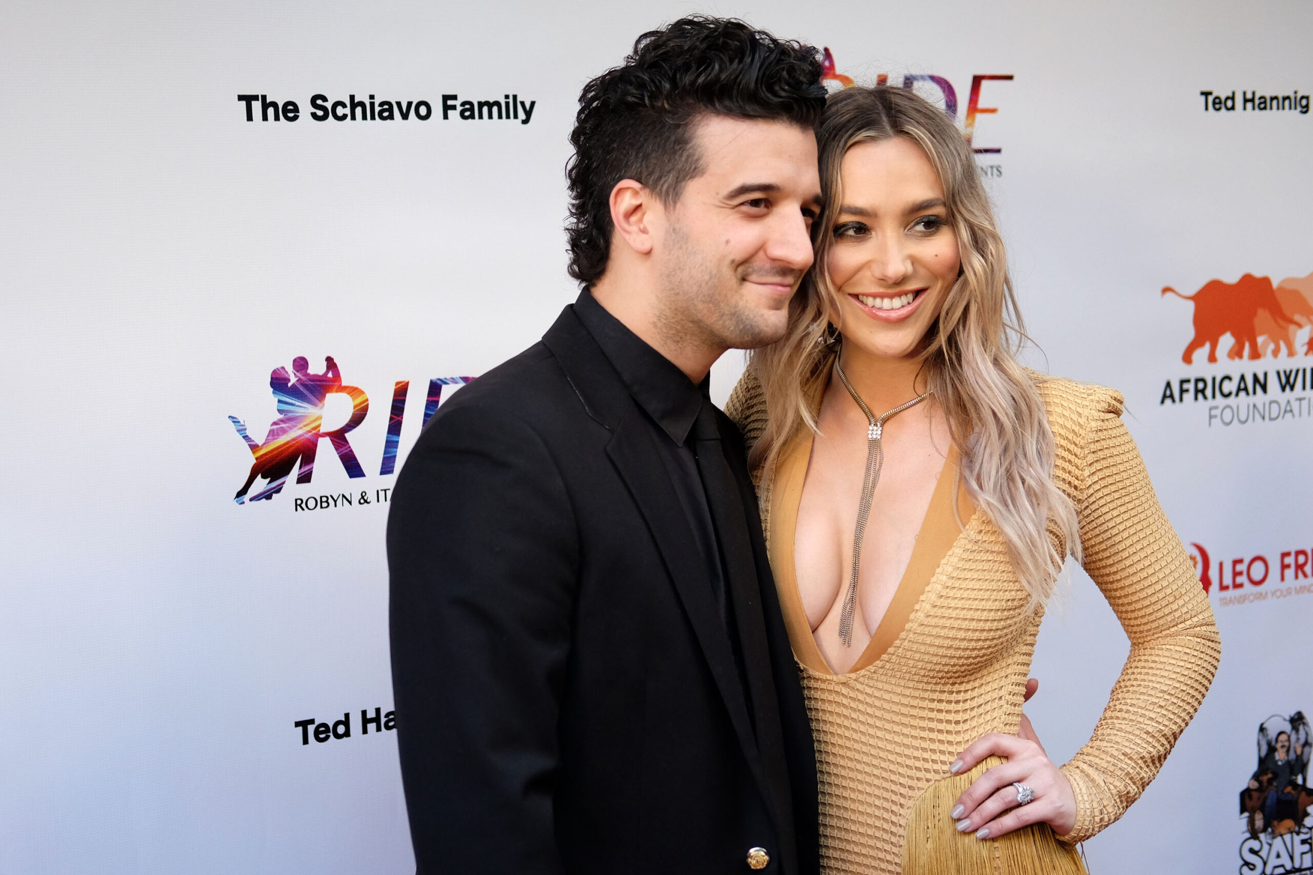 Mark Ballas and BC Jean attend the Ride Foundation inaugural gala dance for Africa in Hollywood, CA.