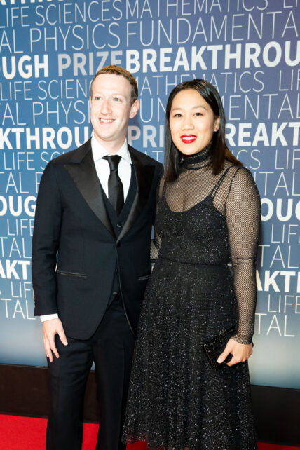 Mark Zuckerberg & Priscilla Chan at the 7th Annual Breakthrough Prize – the 'Oscars of Science'