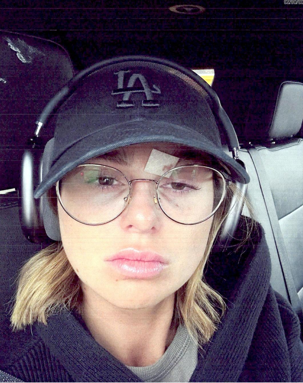 Raquel Leviss with bandaid over her left eye