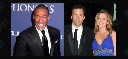 Amy Robach, T.J. Holmes, Andrew Shue