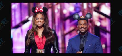 Tyra Banks and Alfonso Ribeiro