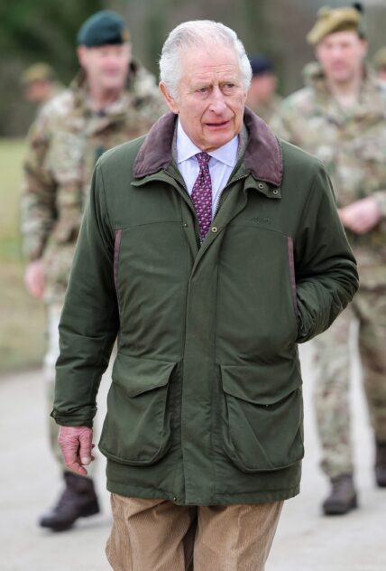 King Charles III attends Ukrainian military training