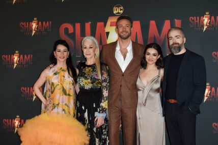 Premiere apos Shazam Fury Of The Gods apos in Rome Italy