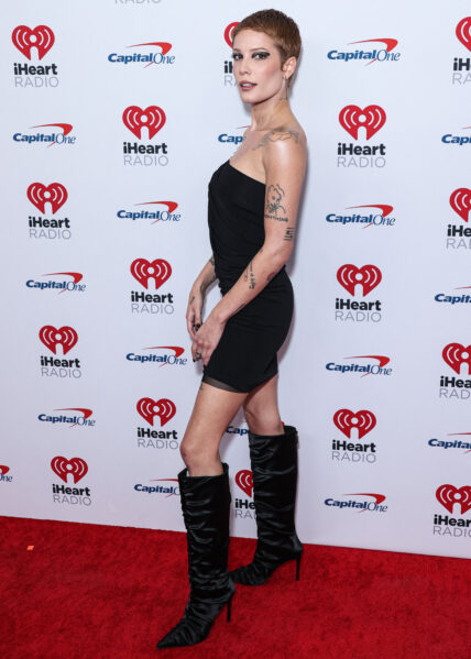 Halsey at the 2022 iHeartRadio Music Festival - Night 2 - Press Room