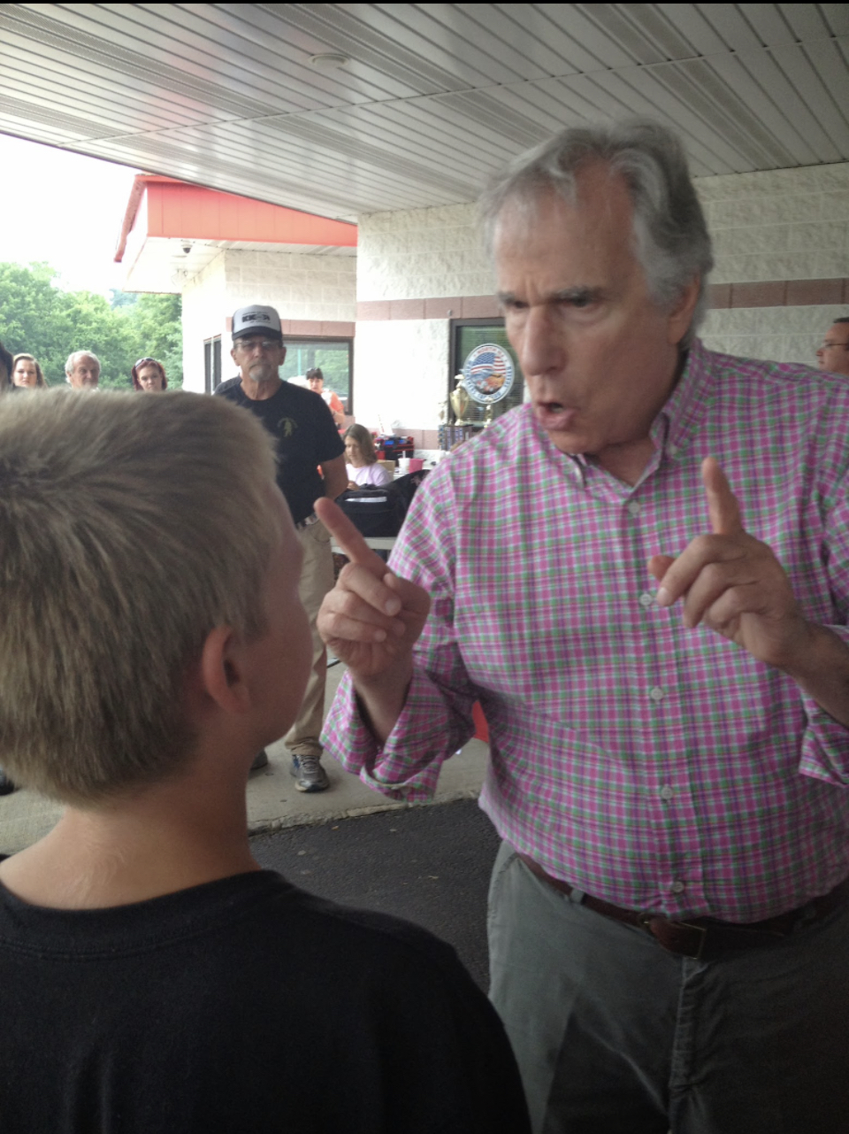 Henry Winkler and JD