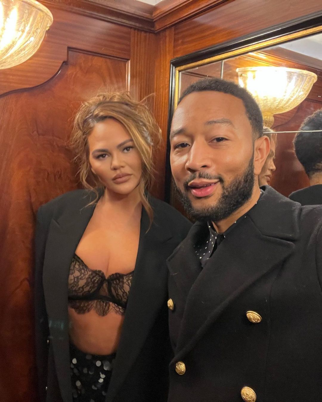 John Legend and Chrissy Teigen enjoy date night