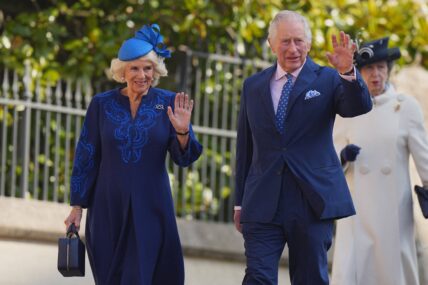 The Royal Family attend Easter Church at Windsor