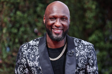 Lamar Odom at the BET Awards 2022