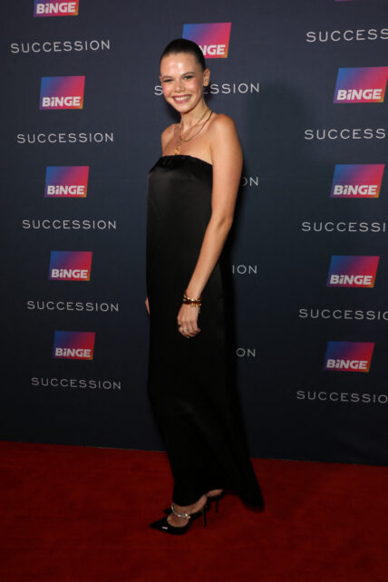 Lucia Hawley arrives To celebrate the fourth and final season of the Emmy®-winning drama series Succession, Nicholas Braun, who plays Cousin Greg Hirsch, will join a mix of celebrities and personalities along with members of industry at the Sydney Premiere on Monday 3 April, 2