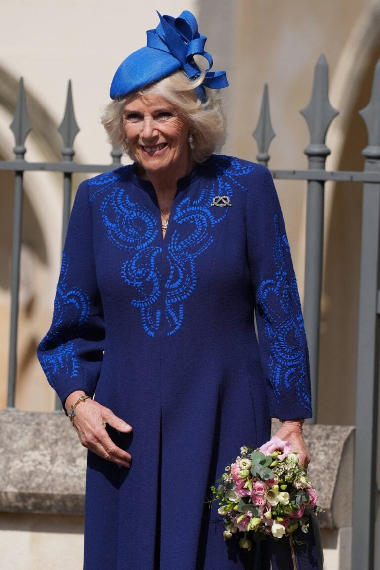 Camilla Parker-Bowles attend Easter Church at Windsor
