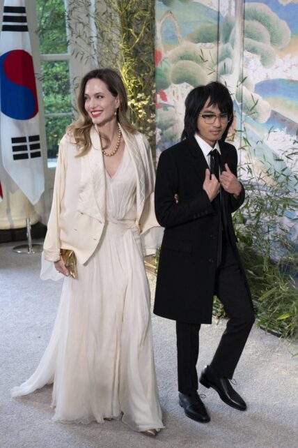 Proud Mama Angelina Jolie Attends White House Soirée With Son, Maddox