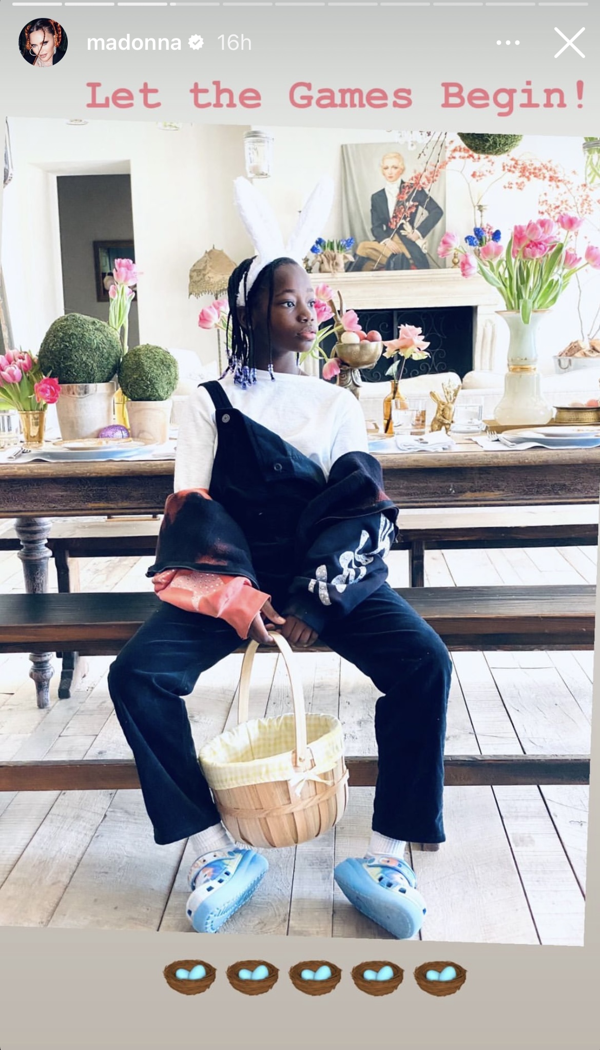 Madonna and her family celebrated Easter